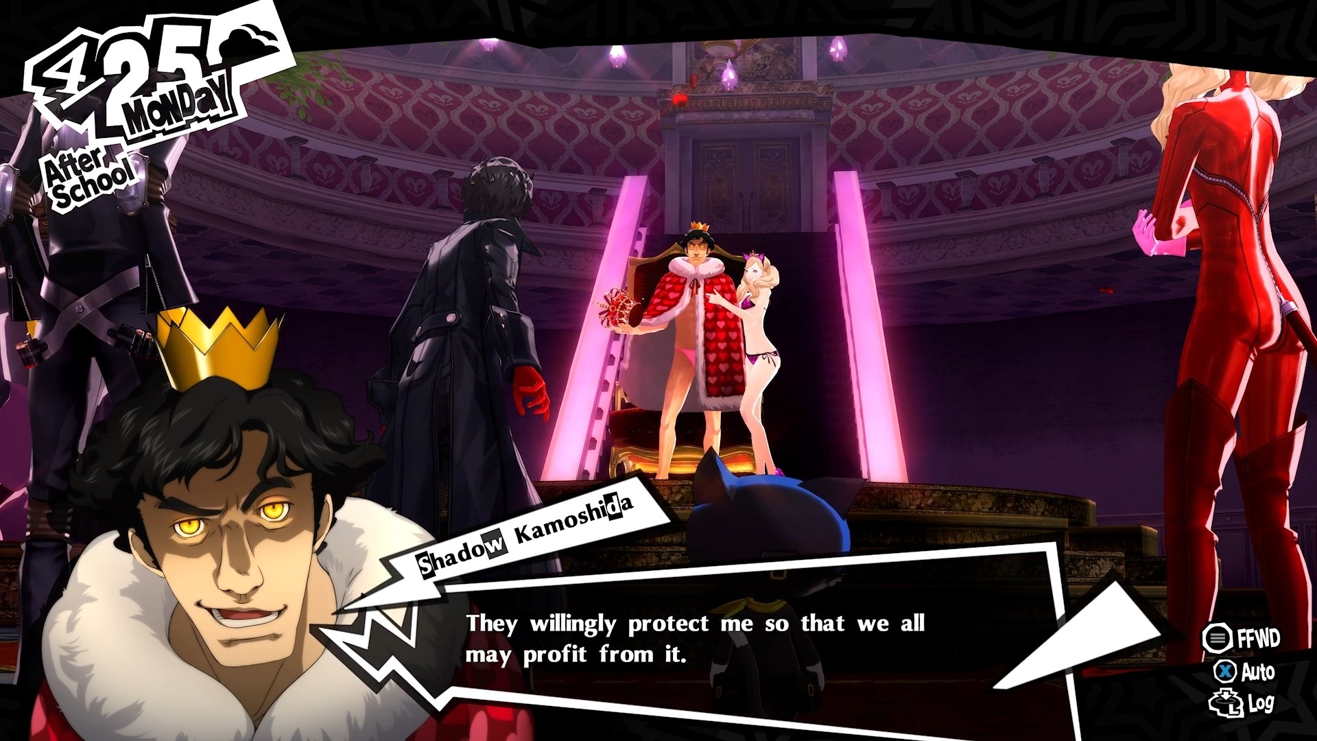 Persona 5 Royal – Kamoshida in seinem Palast