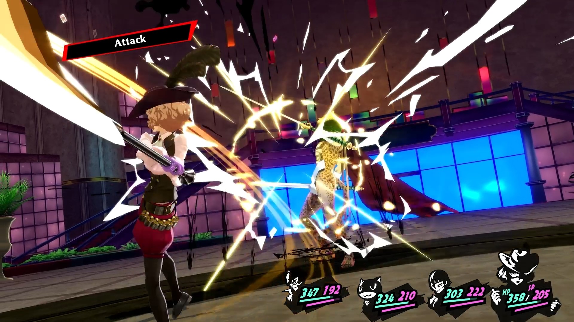 Persona 5 Royal – Angriff im rundenbasierten Kampf