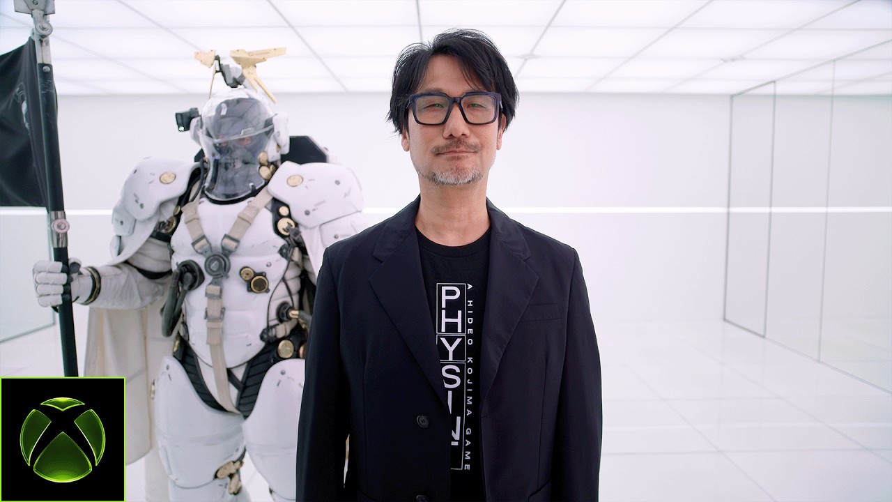 PHYSINT: Hideo Kojima neben einer Ludens-Figur