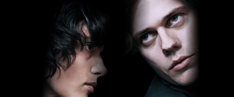 PHYSINT: Titelbild mit Charlee Fraser und Bill Skarsgård