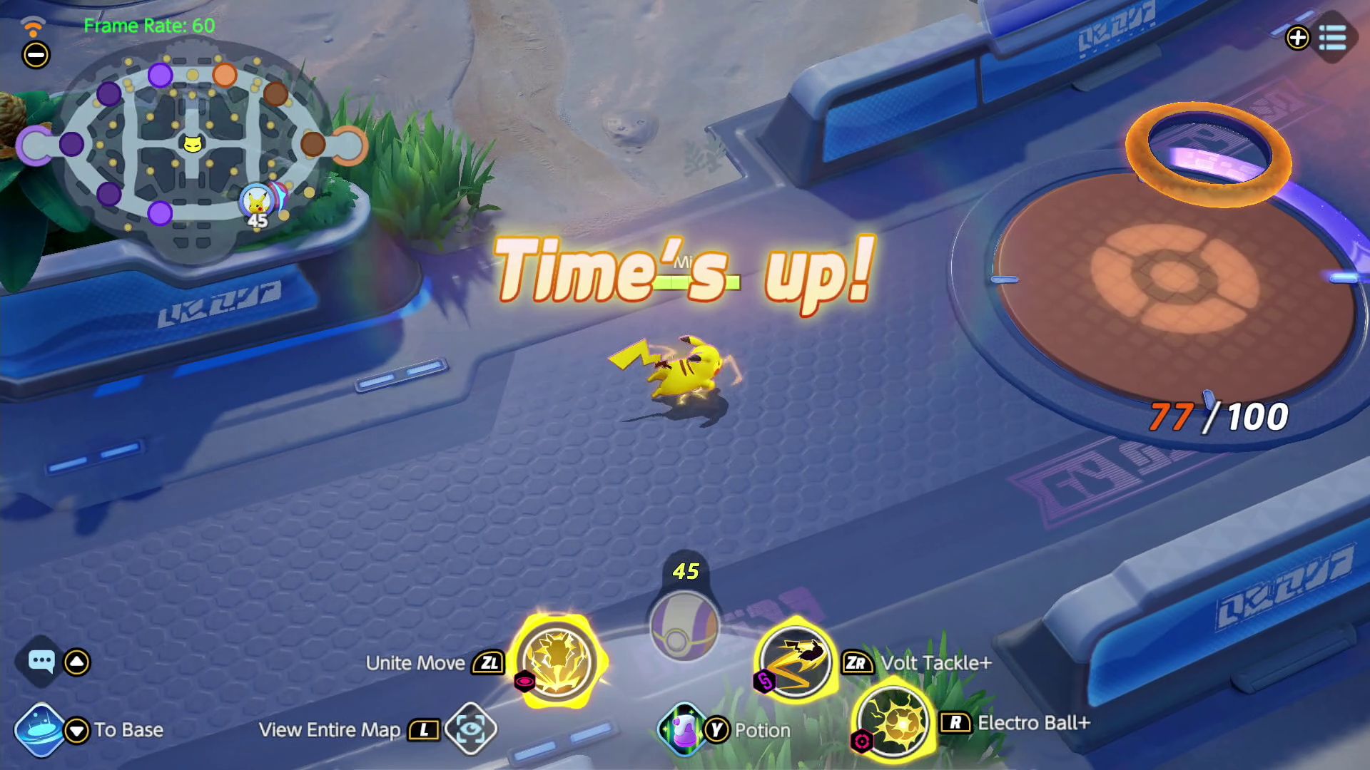 Pokémon Unite: Endspurt in einem Match
