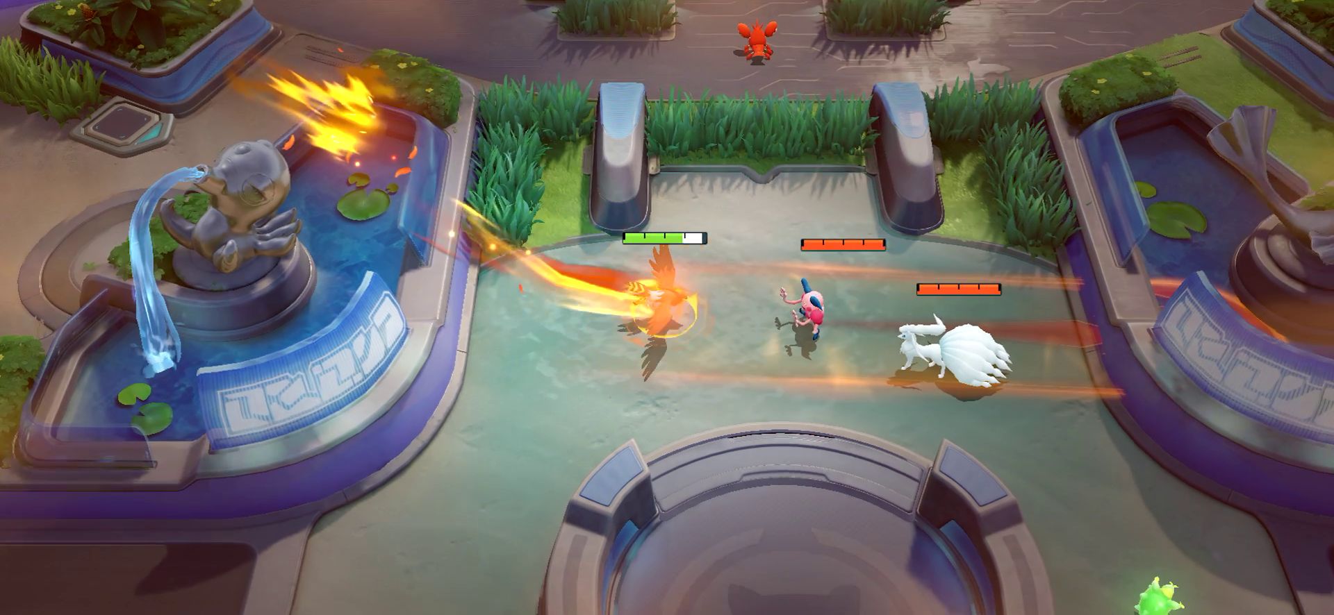 Pokémon Unite: Teamkampf mit mehreren Pokémon