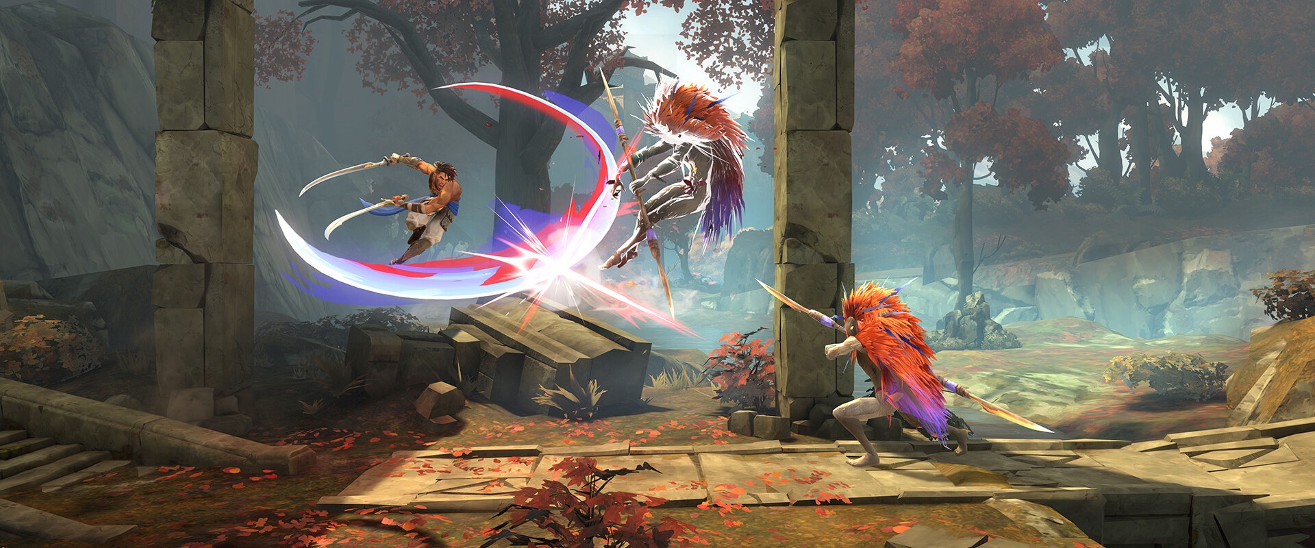 Prince of Persia: The Lost Crown – Kampf im herbstlichen Wald