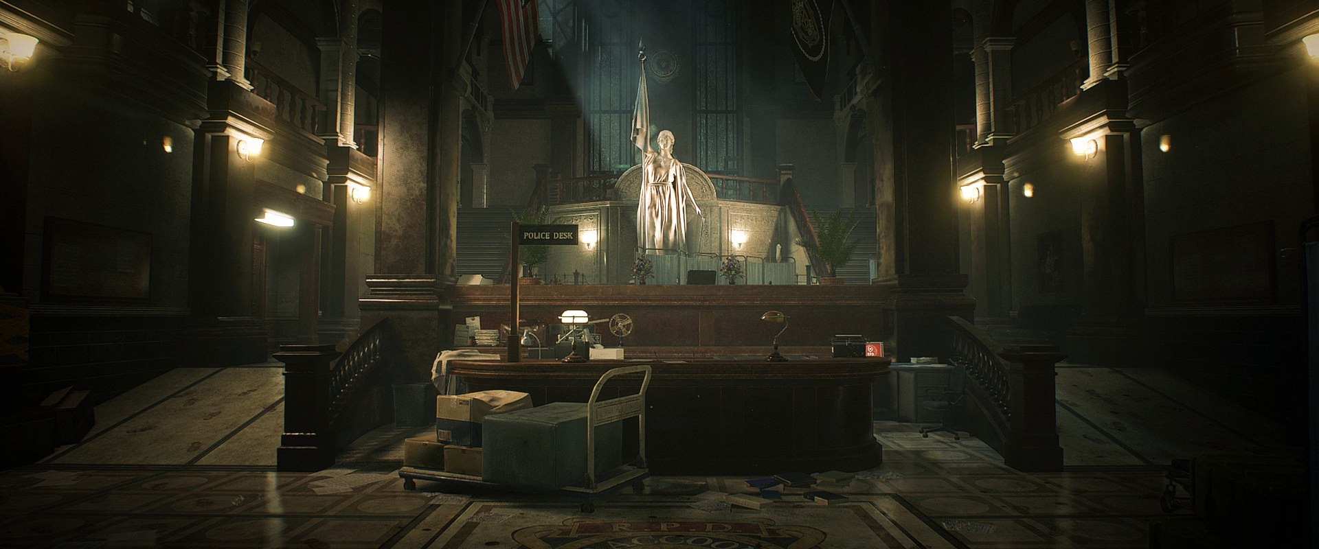 Resident Evil 2 – Eingangshalle der Polizeistation