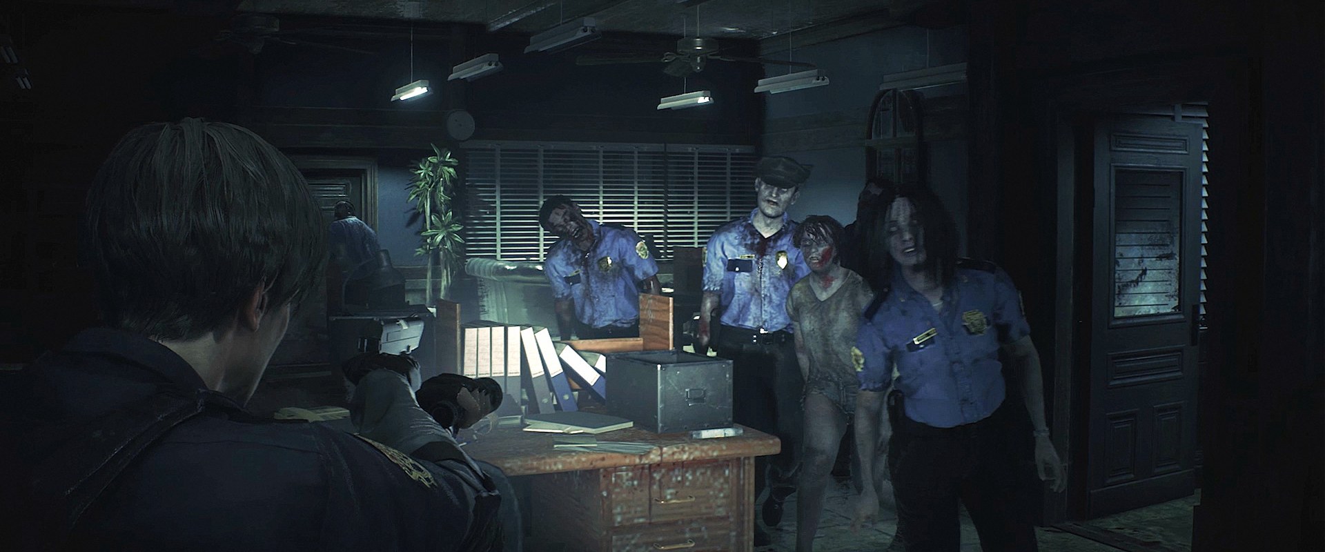 Resident Evil 2 – Zombies im Büro der Polizeistation