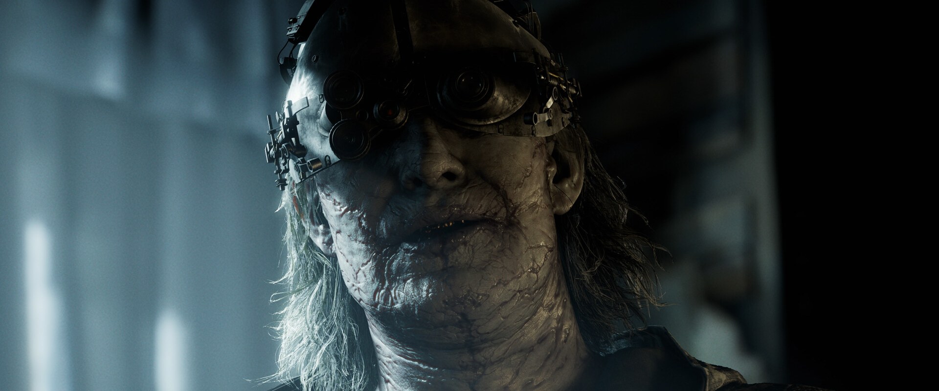 Resident Evil Requiem – Entstellter Gegner mit Metallmaske