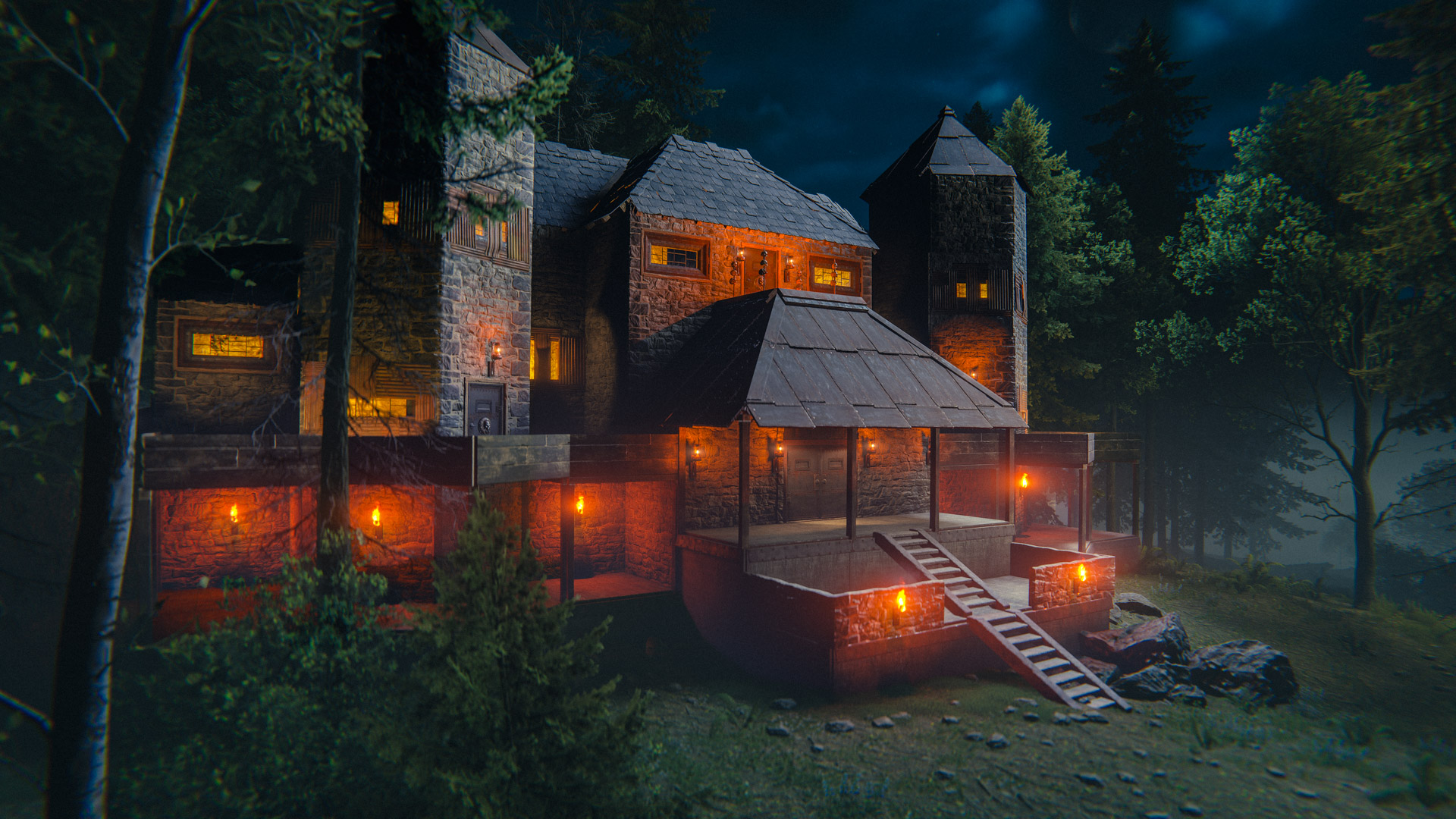 Rust Halloween 2026 – Spukvilla innen