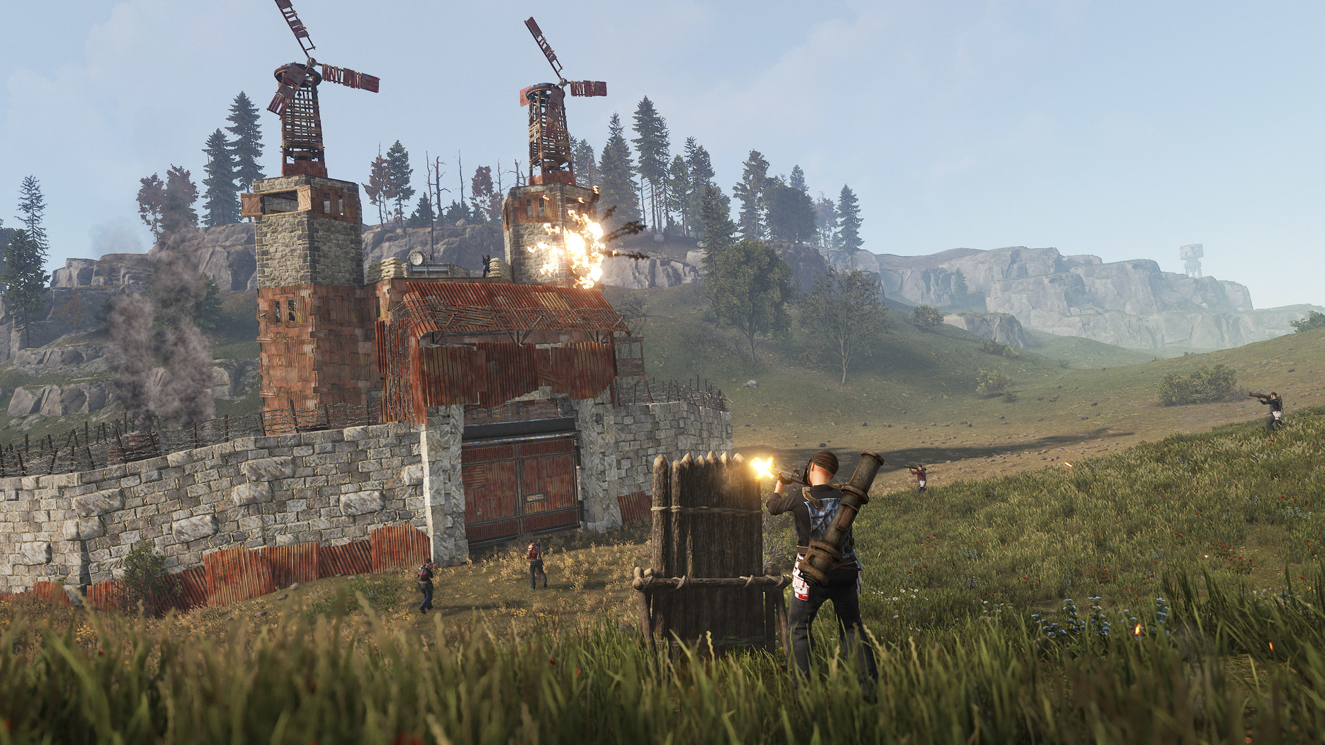 Rust – Feuergefecht an einer Basis