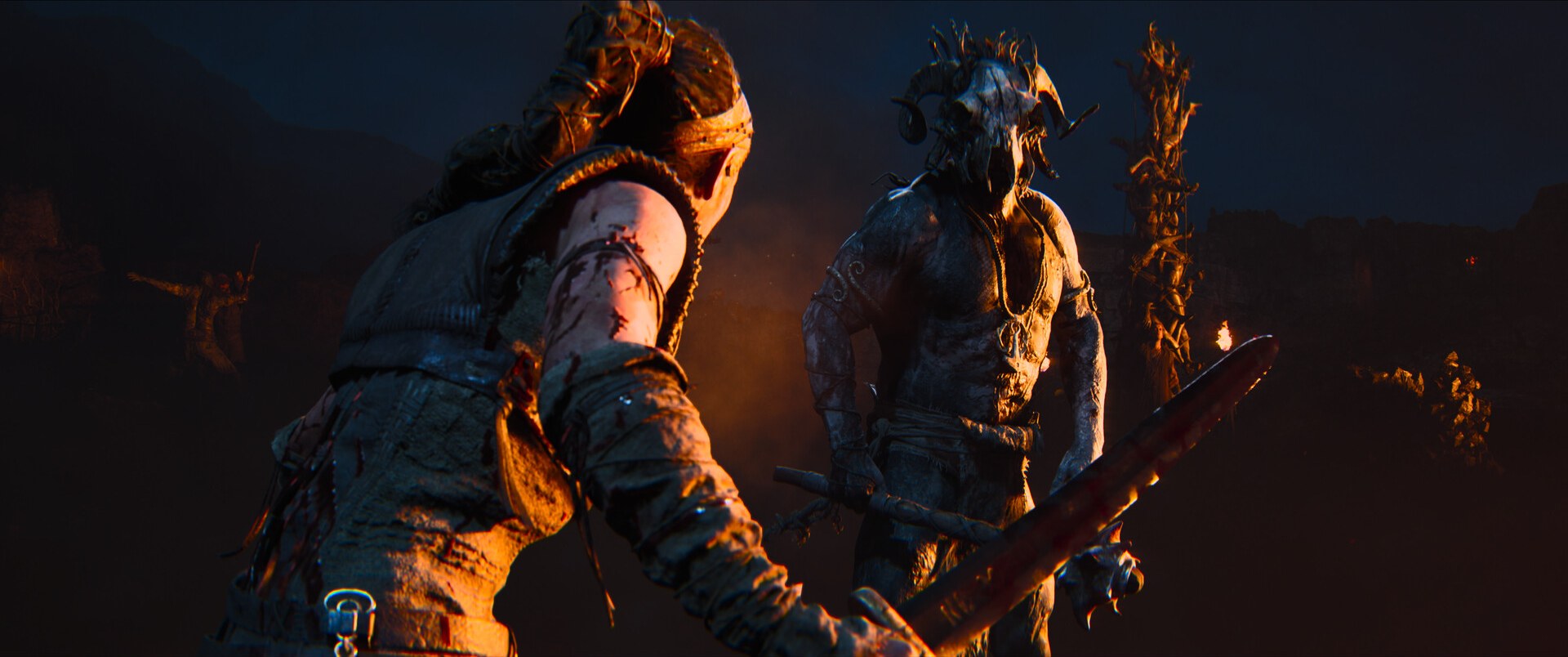 Senua's Saga: Hellblade II – Senua kämpft gegen einen Krieger