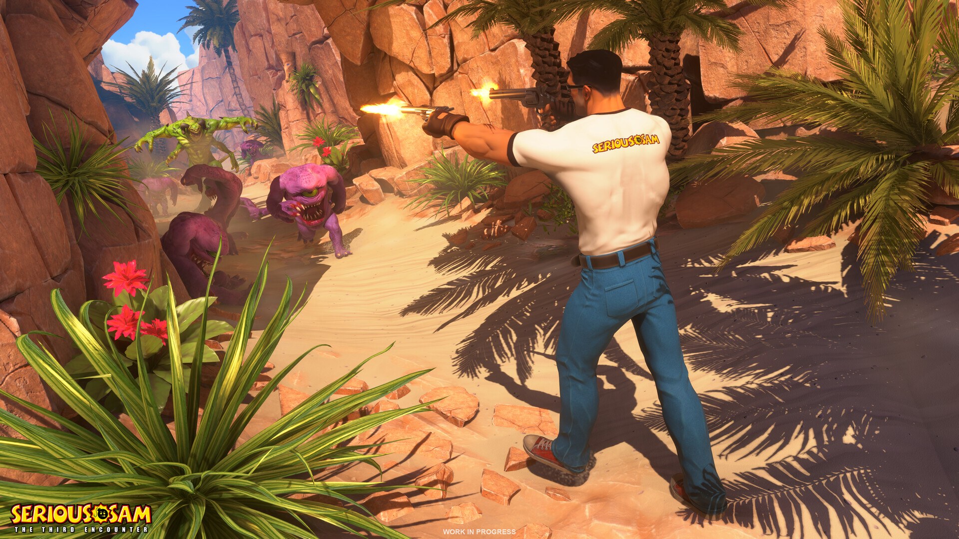 Serious Sam: The Third Encounter: Sam schießt auf Gegner