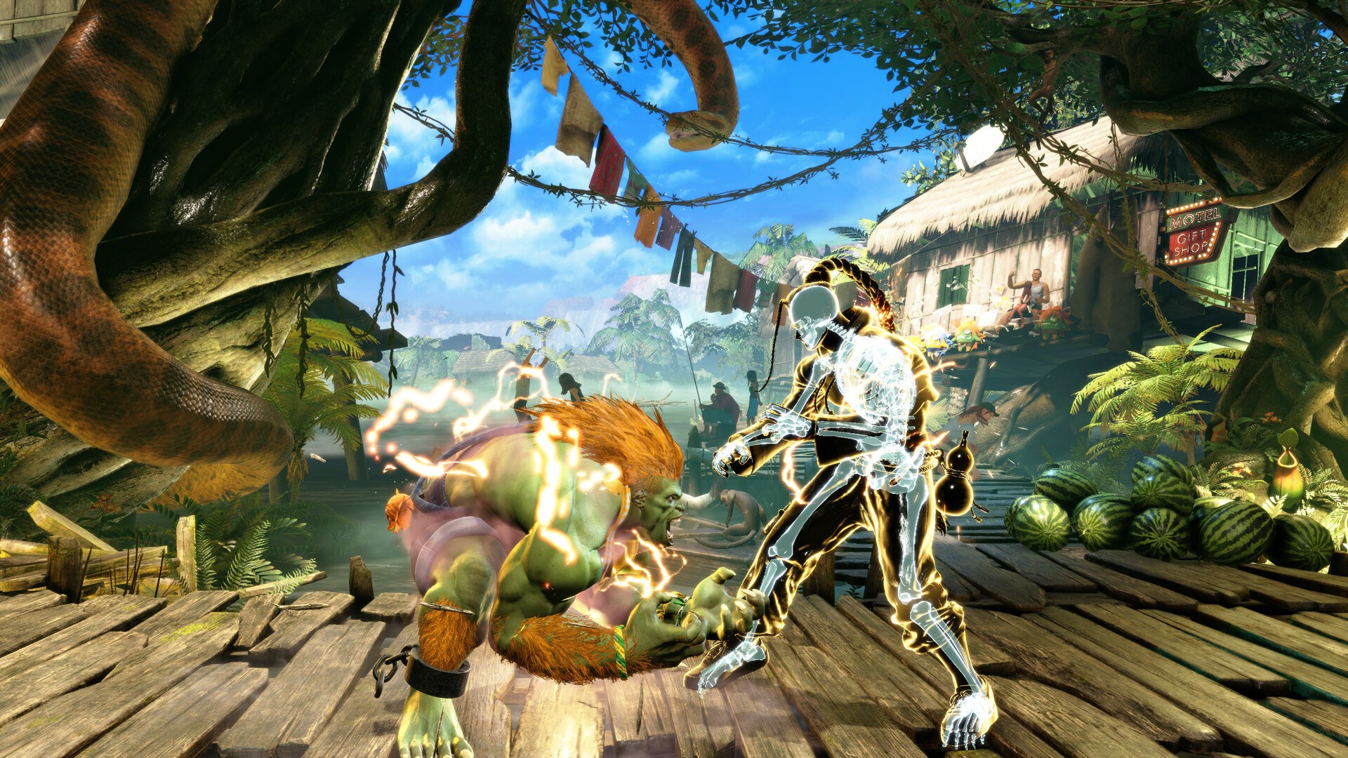 Street Fighter 6 – Kampf auf einer Dschungel-Stage