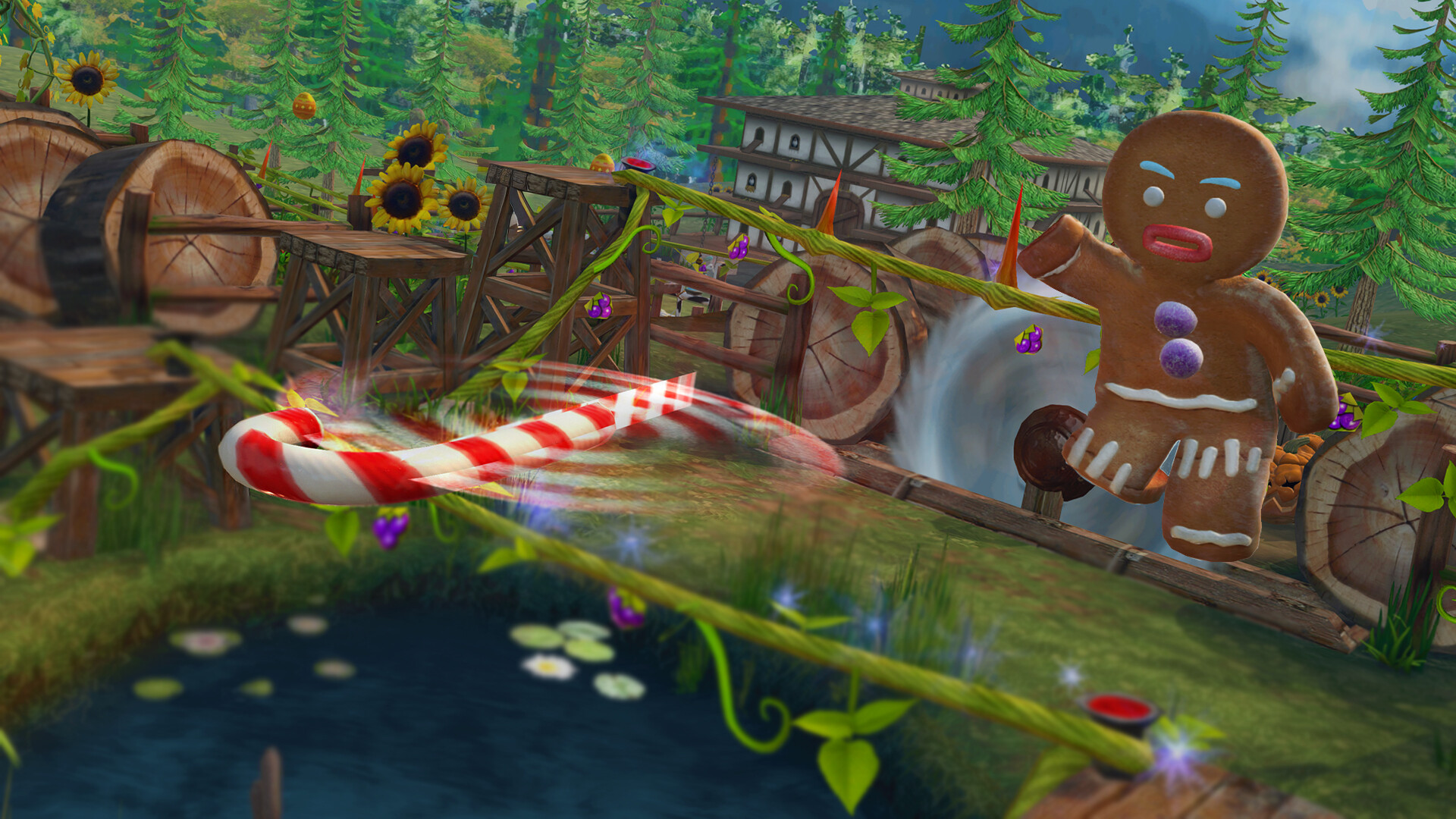 Shrek 2 Remastered: Lebkuchenmann mit Zuckerstangen-Attacke