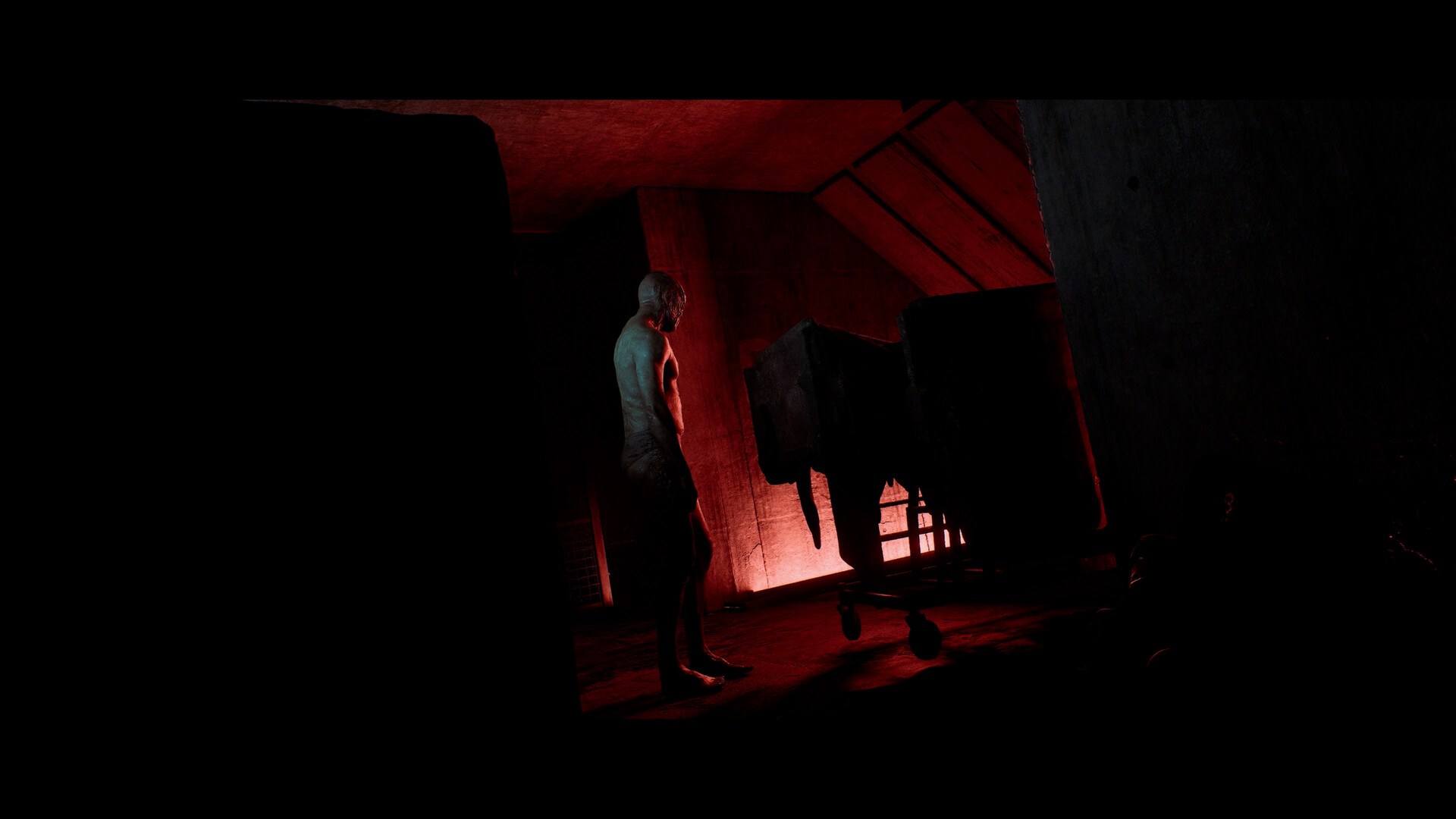 Silent Hill: Townfall: Rot beleuchteter, verfallener Raum