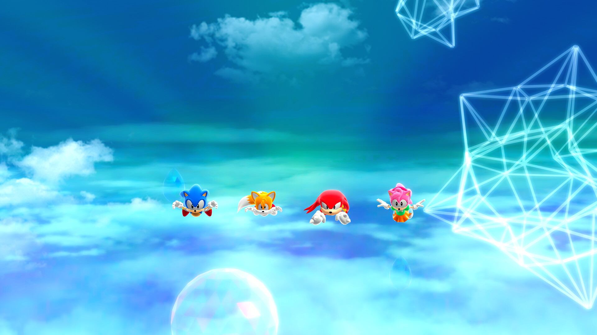 Sonic Superstars – Vier Helden fliegen am Himmel