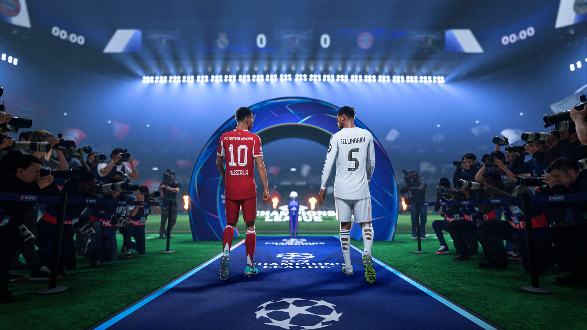 EA SPORTS FC 26: Einlauf in der Champions League