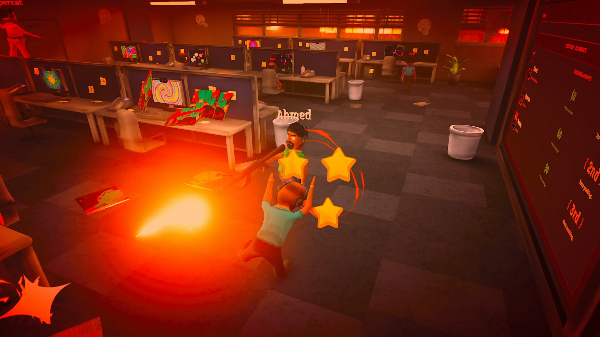 Scam With Your Friends: Explosion im Büro