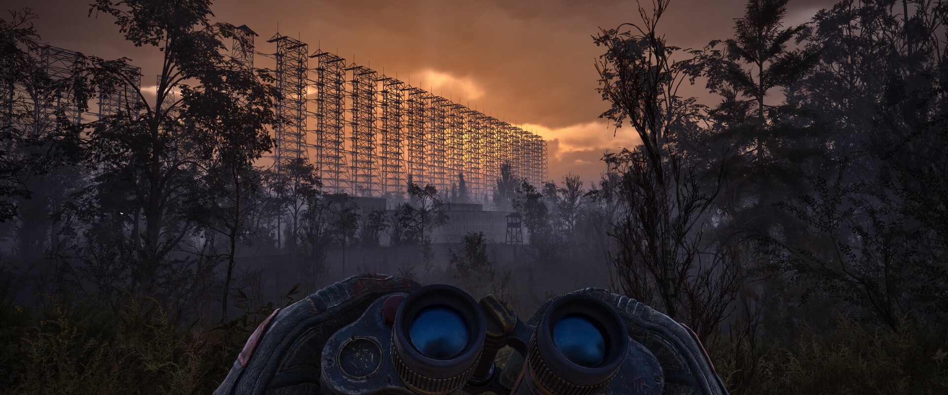 S.T.A.L.K.E.R. 2 – Blick durchs Fernglas auf die Plattenbauten von Prypjat