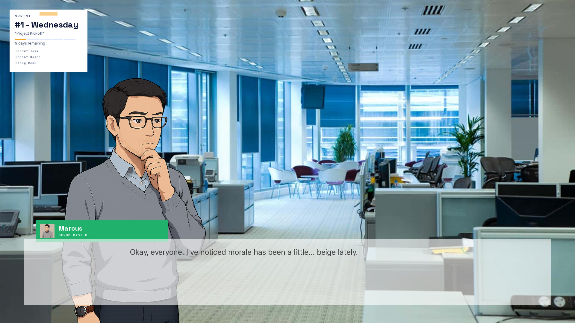 Steam Next Fest: Screenshot aus Agile Team