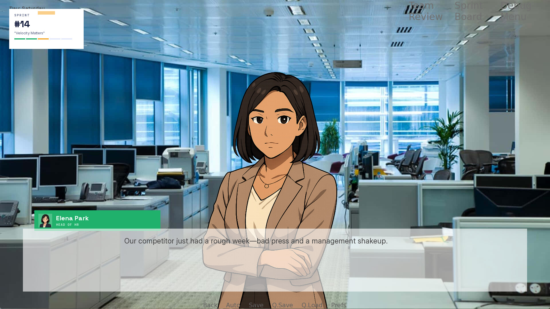 Steam Next Fest: Screenshot aus Agile Team