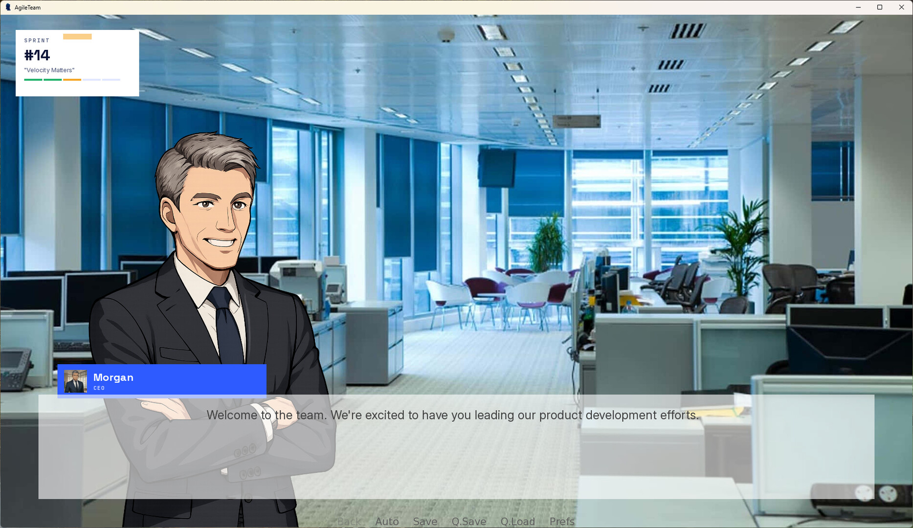 Steam Next Fest: Screenshot aus Agile Team