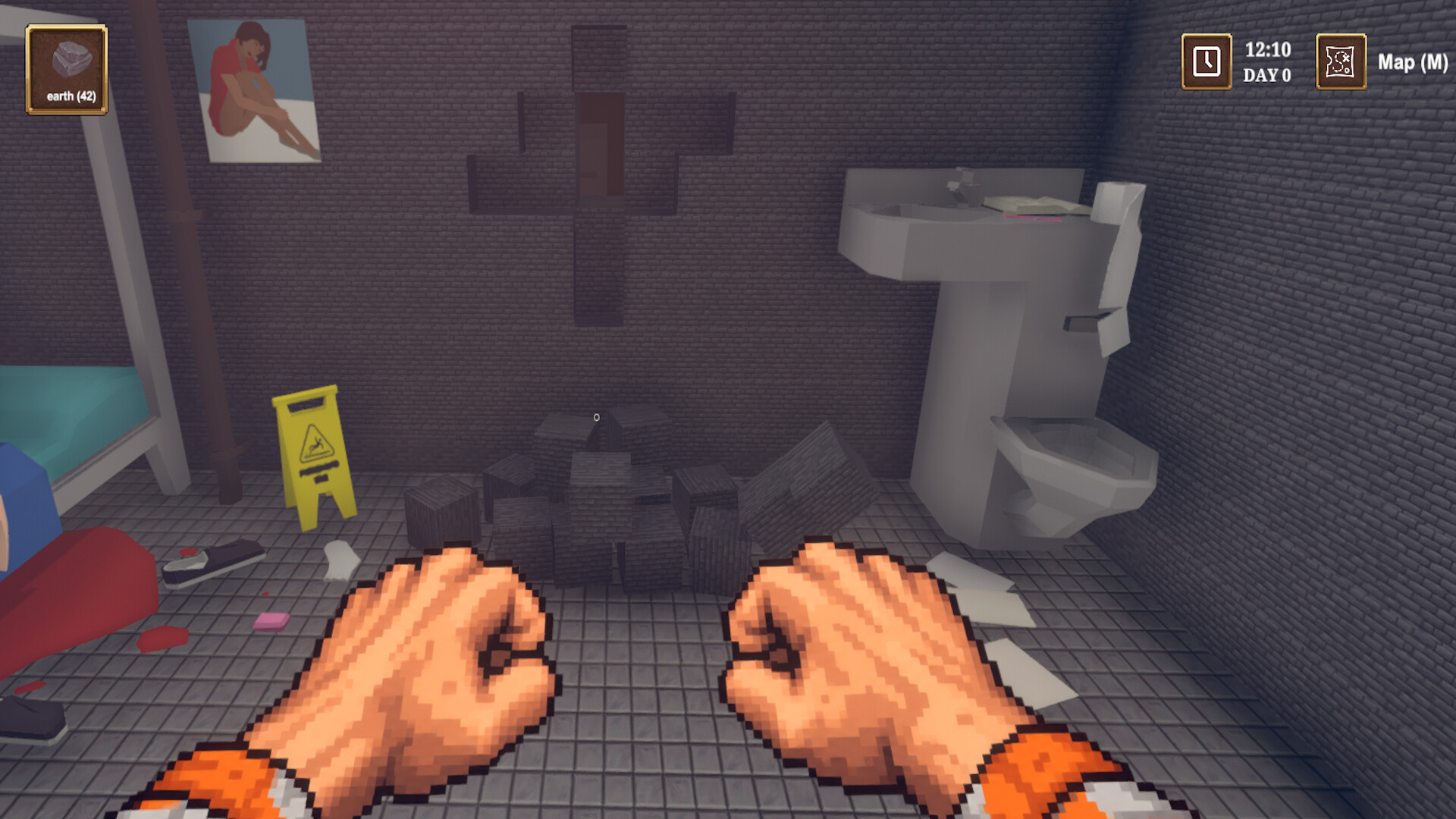 Steam Next Fest: Screenshot aus Wall Punch: Escape The Walls Simulator