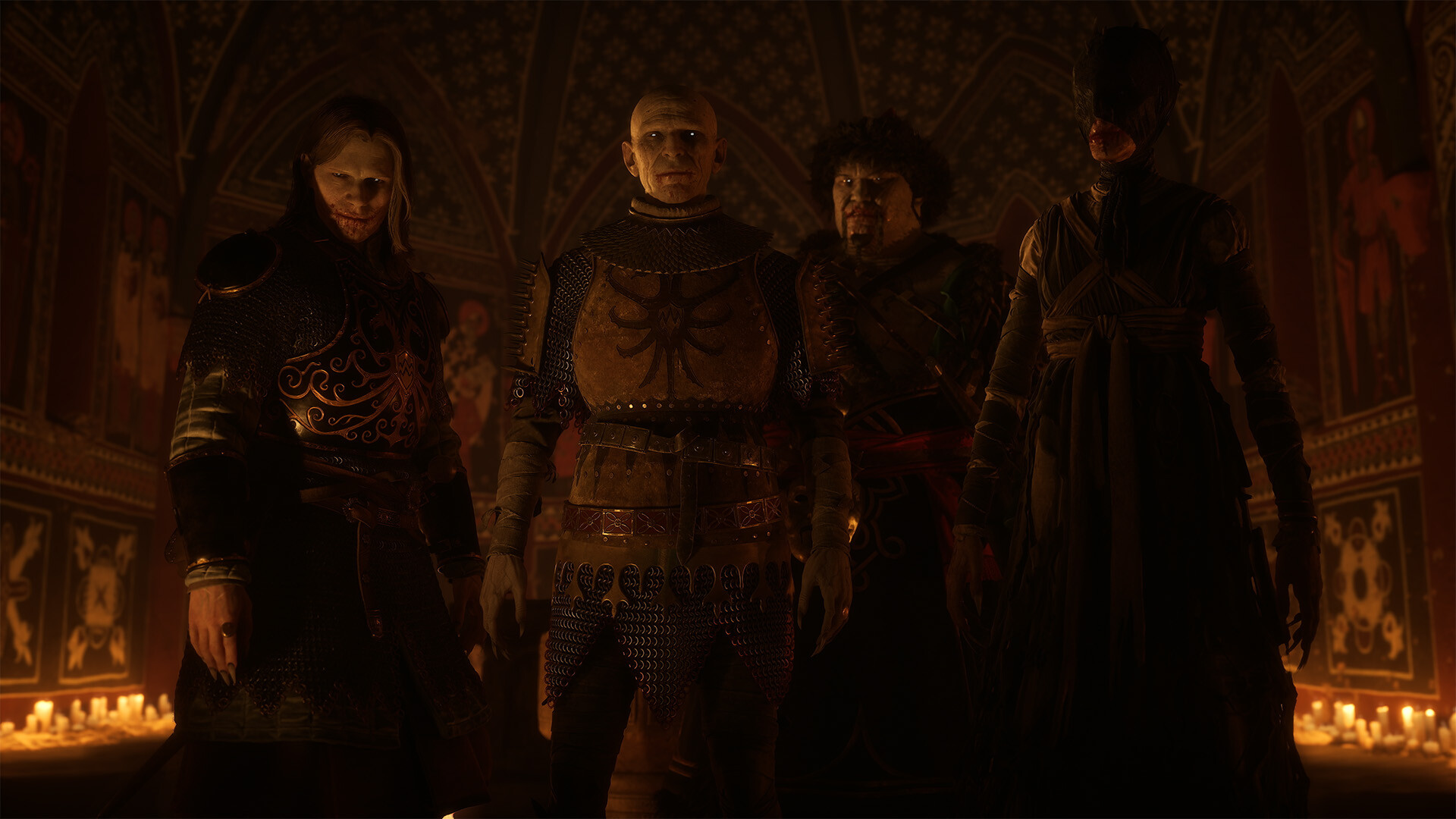 The Blood of Dawnwalker – Vampirlord Brencis und sein Gefolge im Kerzenschein