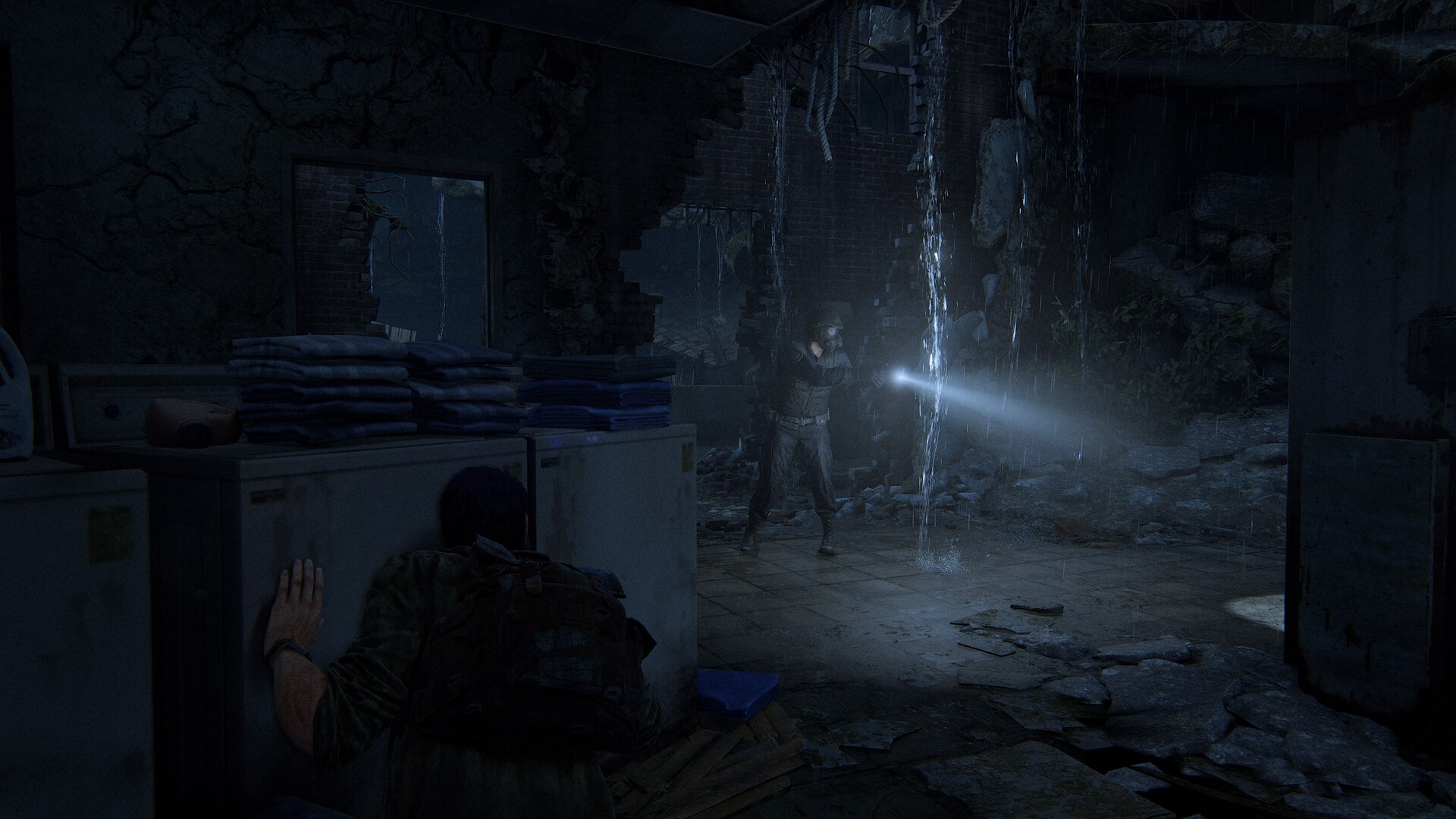 The Last of Us Part I – Taschenlampe im Dunkeln