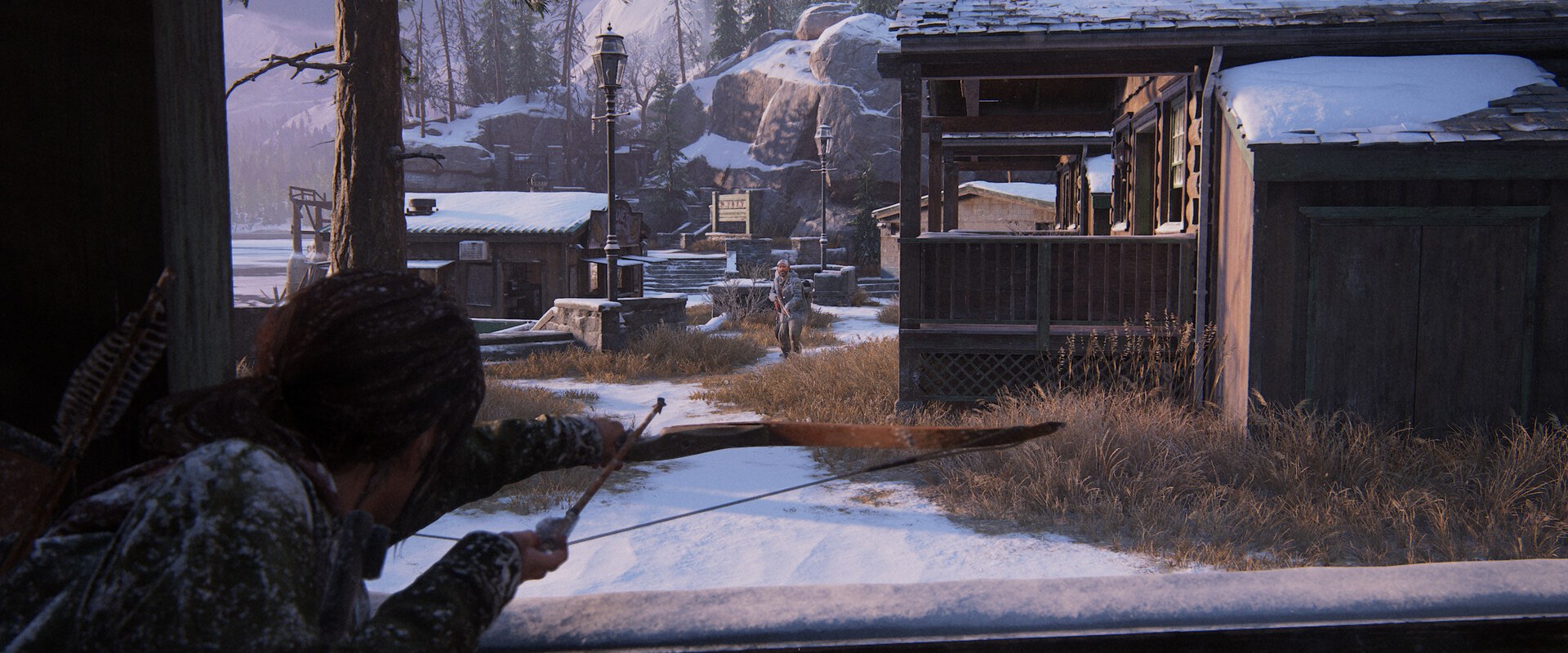 The Last of Us Part I – Ellie im Schnee