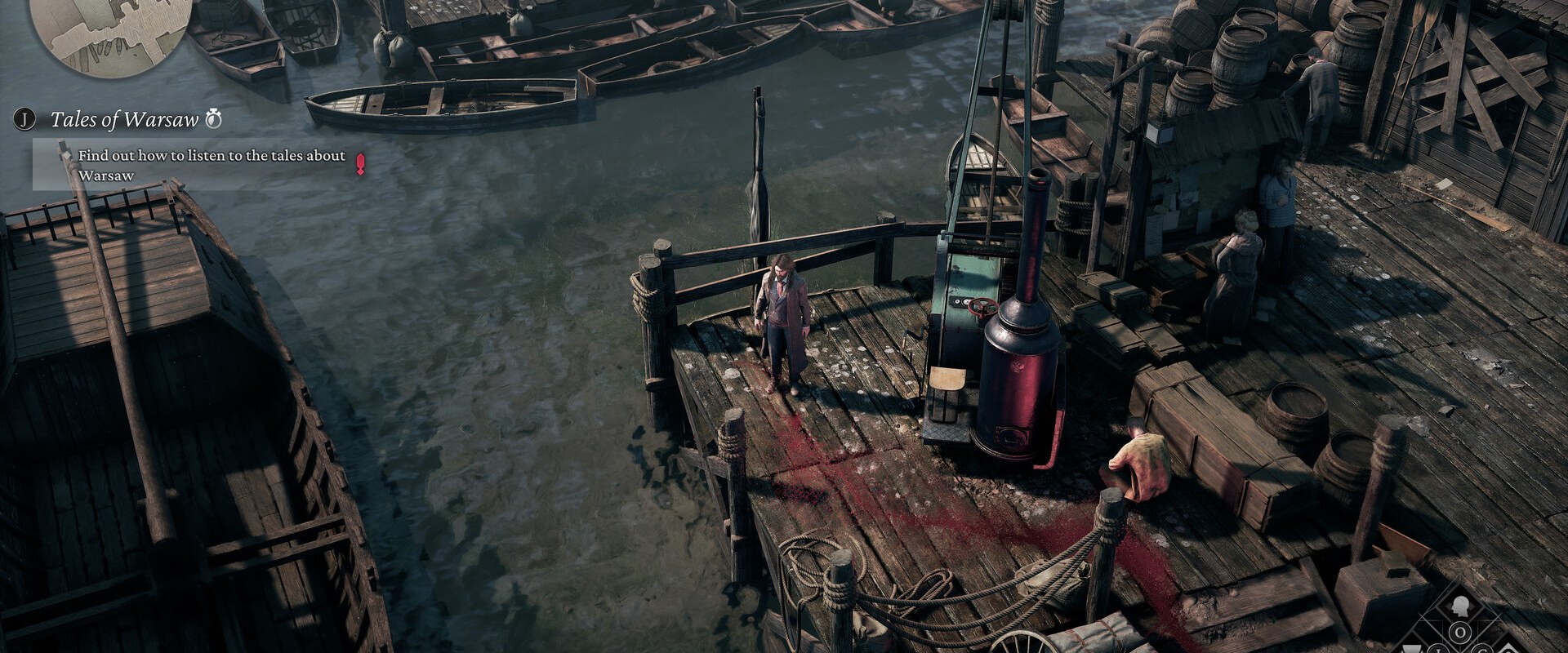 The Thaumaturge – Hafen von Warschau von oben