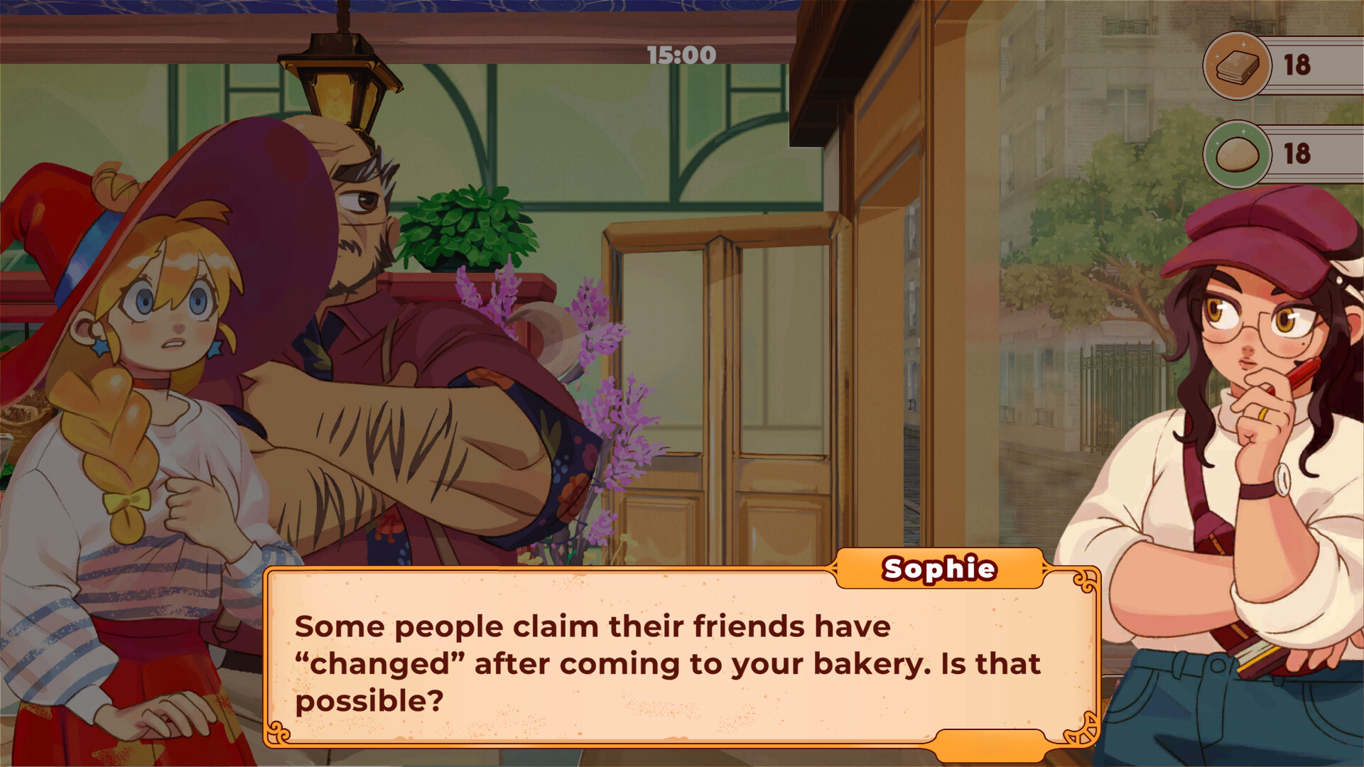 The Witch's Bakery – Kundin Sophie fragt Lunne nach ihren magischen Backwaren