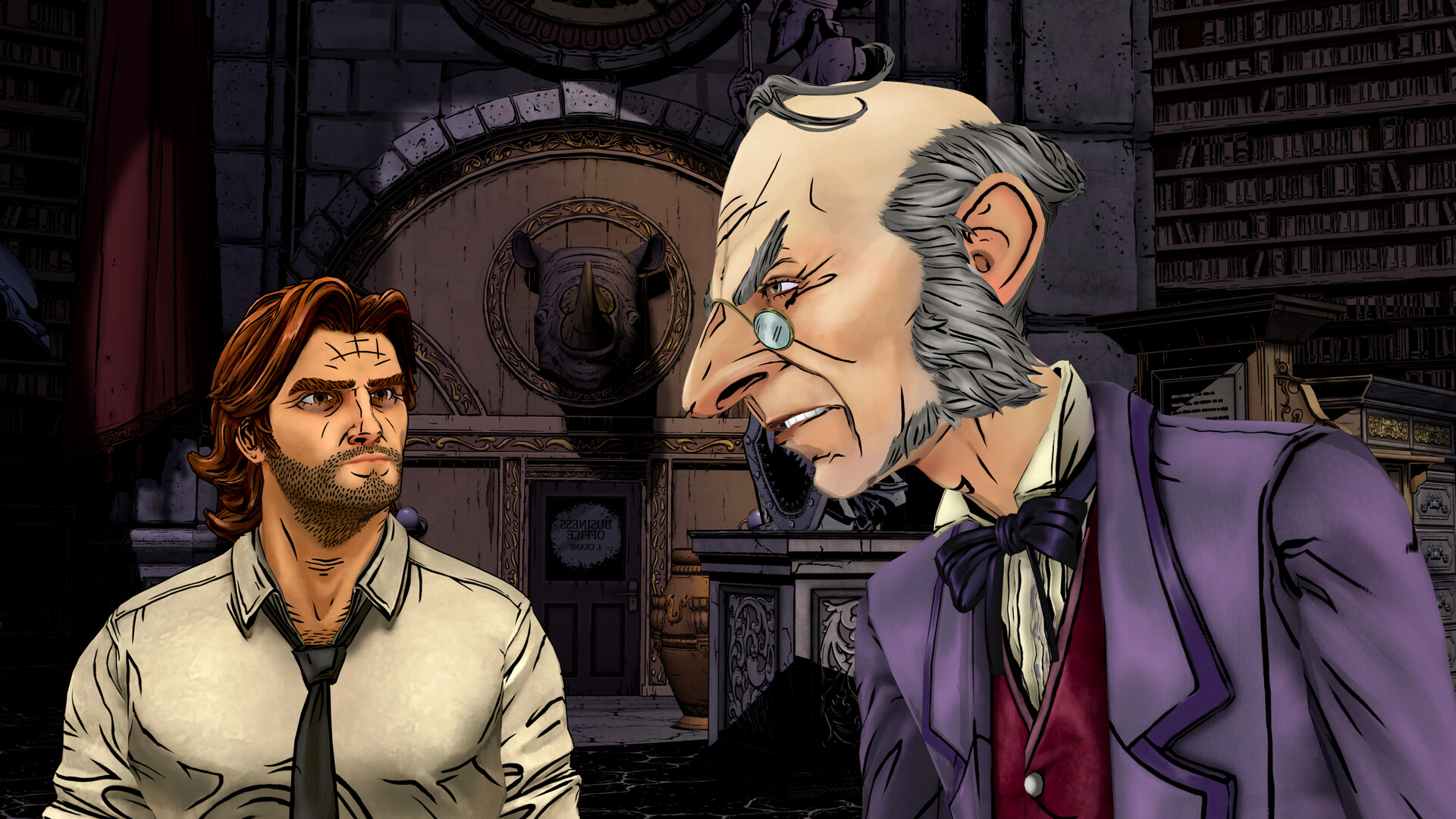 The Wolf Among Us Remastered – Bigby Wolf im Gespräch mit Ichabod Crane