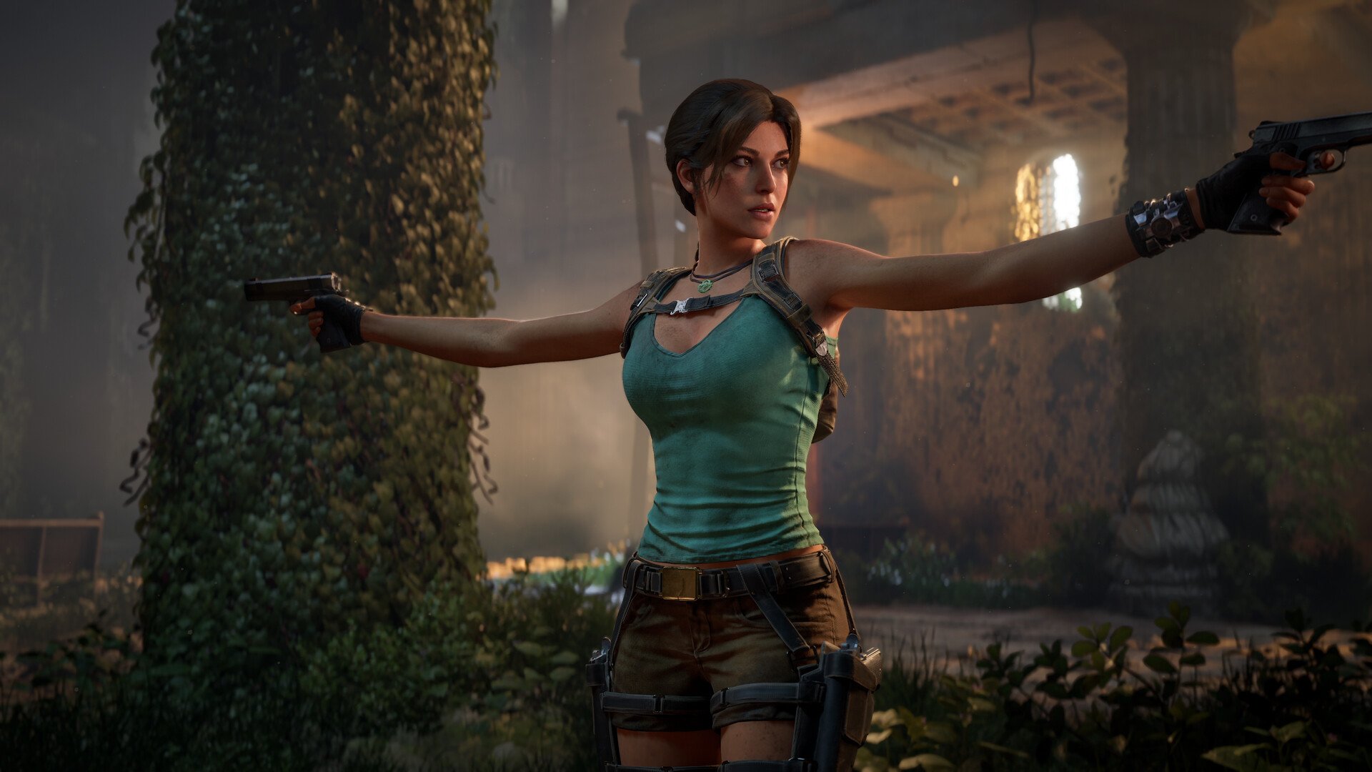 Tomb Raider: Legacy of Atlantis – Lara Croft mit zwei Pistolen