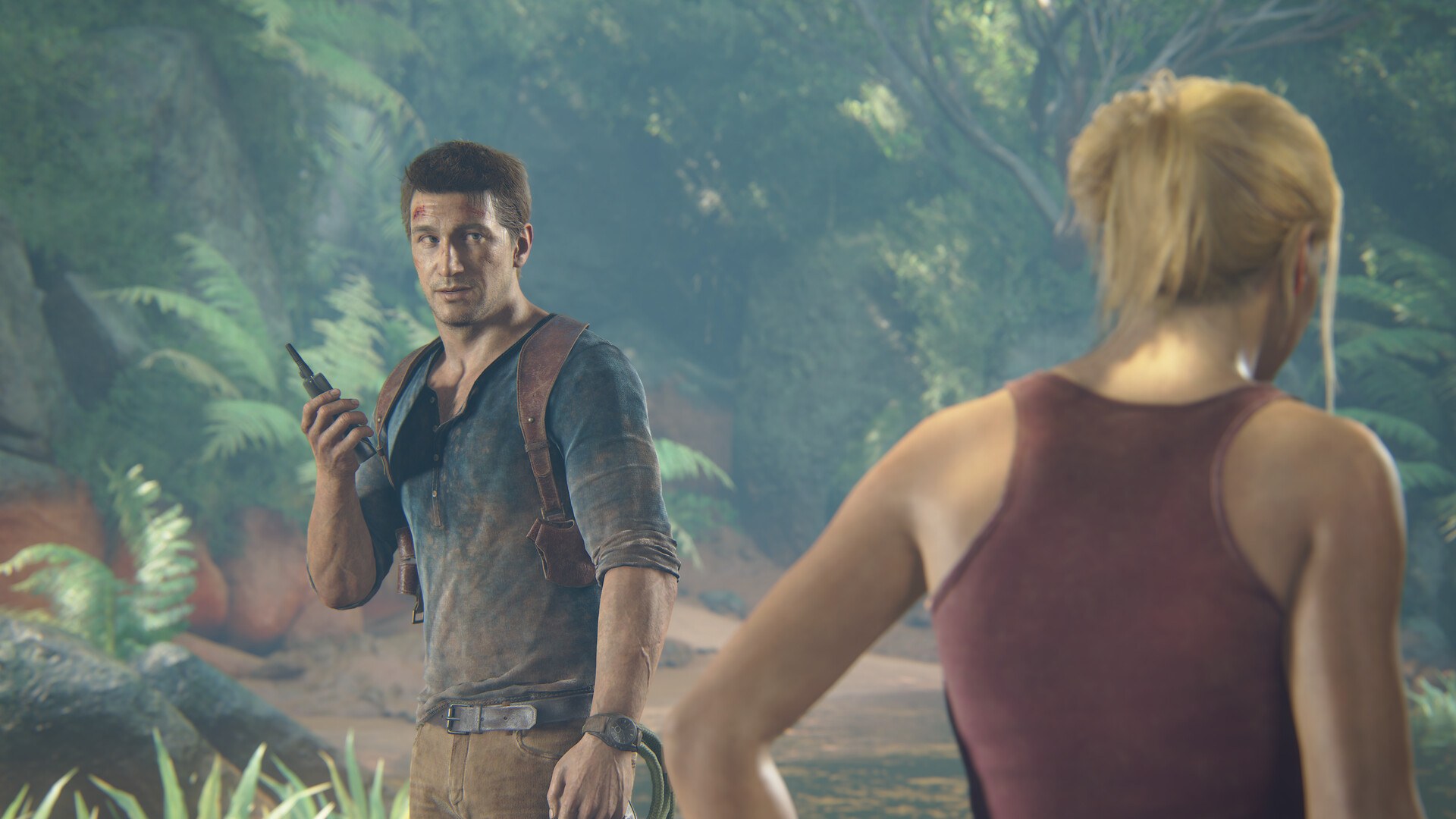 Uncharted 4 – Nathan und Elena im Dschungel