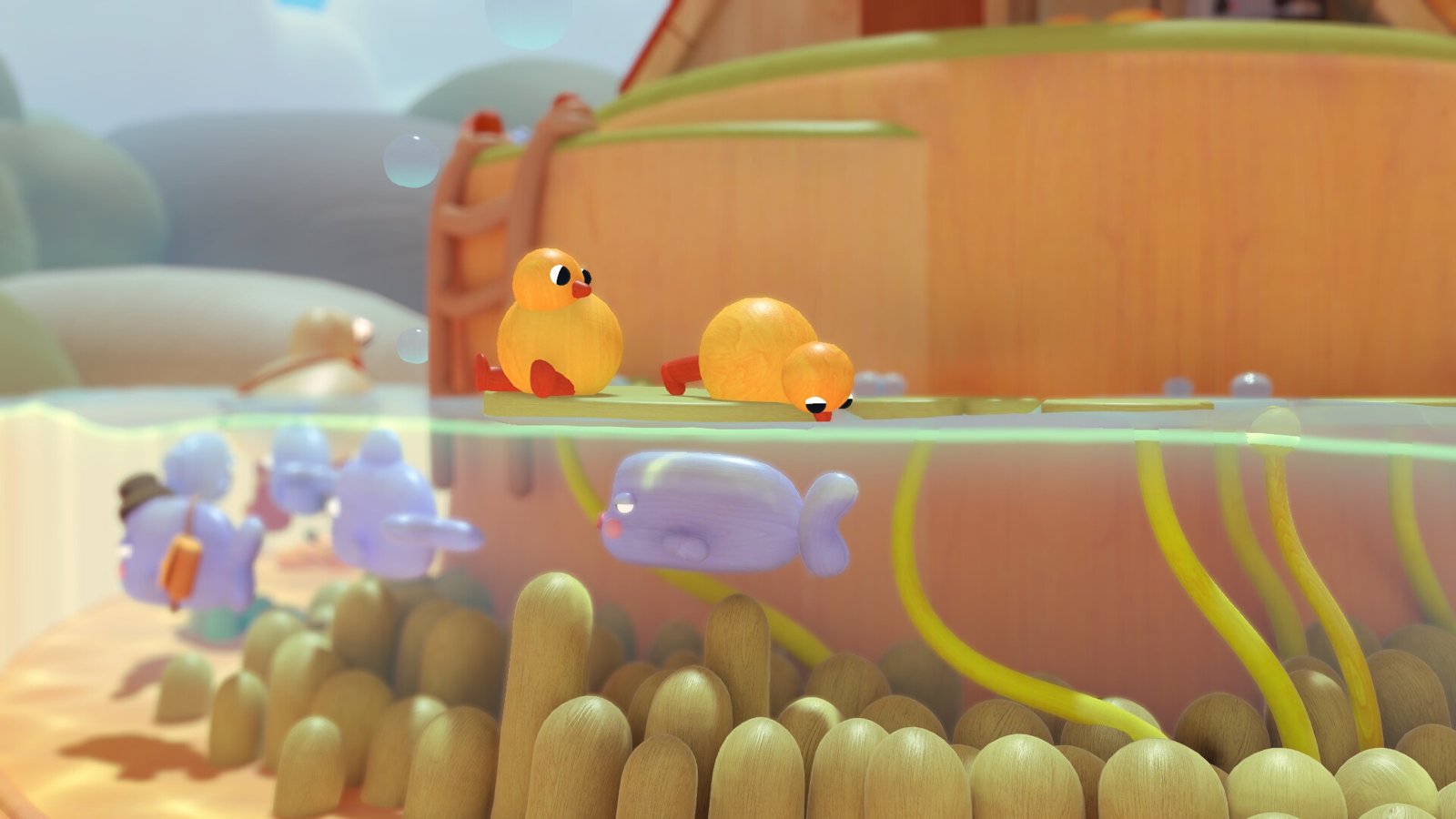 Woodo: Fische unter Wasser