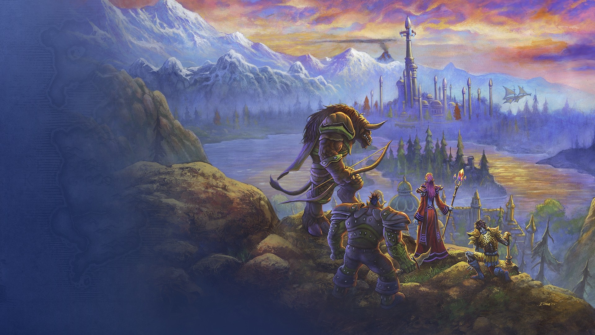 WoW Forever – Horde-Gruppe blickt auf Lordaeron