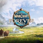 WoW Forever Stresstest – Logo vor der Graslandschaft Azeroths