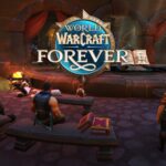 WoW Forever – Spieler in einer Taverne mit Logo