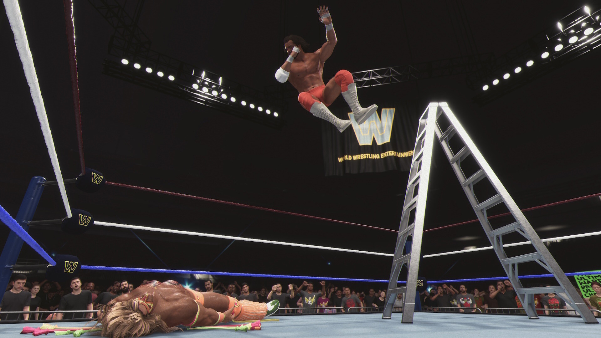 WWE 2K25 – Sprung in einem Leiter-Match