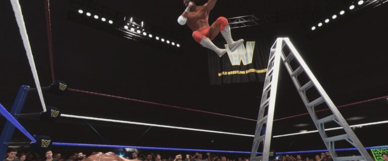 WWE 2K25 – Sprung in einem Leiter-Match