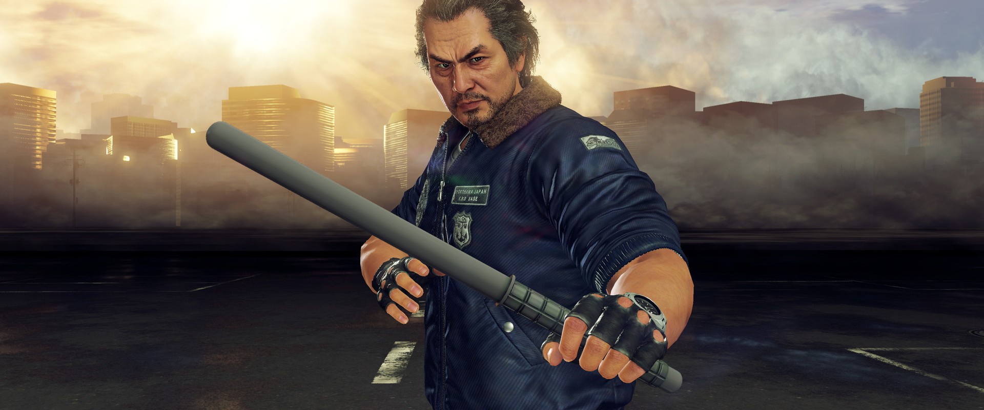 Yakuza: Like a Dragon – Adachi mit Schlagstock